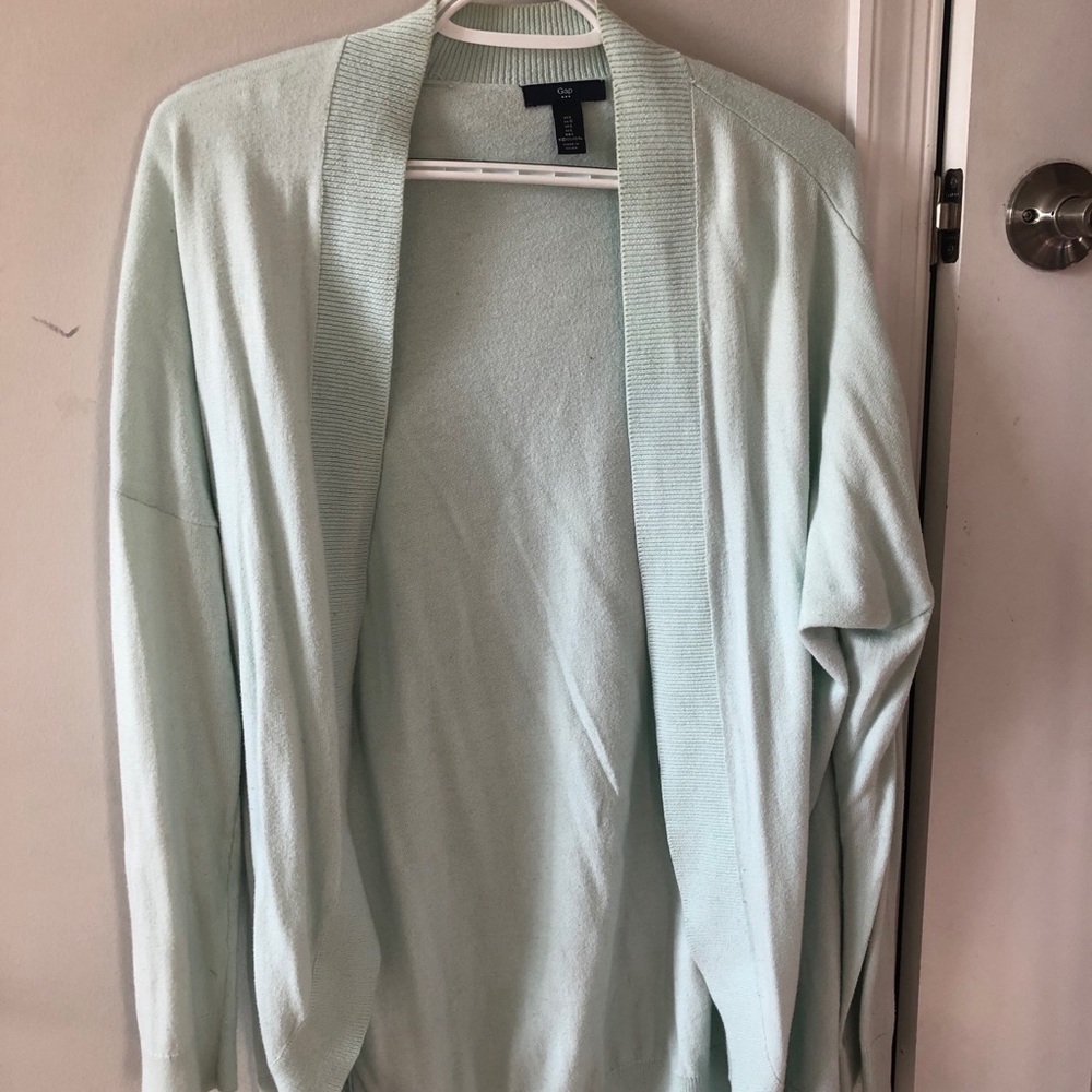 Mint green cardigan